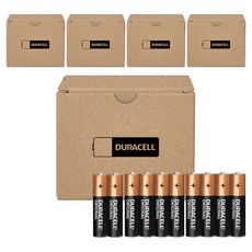 듀라셀 알카라인 보관박스팩 AAA 건전지, 10개입, 5개