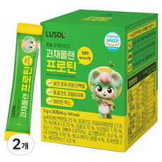 루솔 굿케어키즈 과채플랜프로틴, 90g, 2개