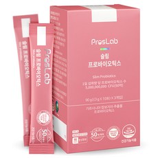 프로스랩 슬림 프로바이오틱스, 30포, 90g, 90ml, 1개