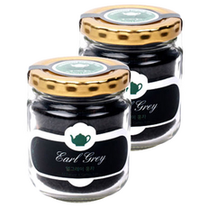 areumdre 玻璃瓶裝伯爵紅茶葉, 40g, 1入, 2個