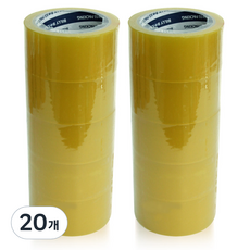 Boss tape THE strong box tape 53MIC 48mm x 50m 用於輕包裝, 透明, 20入