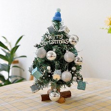 聖誕松樹, 藍色+銀色