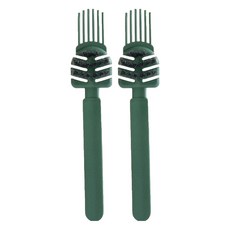 Sindy頭髮清掃梳子刷具清潔器, 綠色, 2個