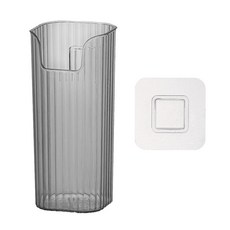 조이베리 다용도 우산꽂이 스토리지 박스 + 접착시트 1P, 투명그레이, 1개