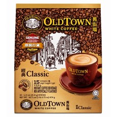 OLDTOWN WHITE COFFEE 舊街場白咖啡 經典風味咖啡沖泡包, 15條, 1袋, 35g