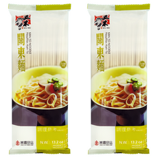 五木 關東麵 嚴選原料製成 無添加麵質改良劑及人工防腐劑, 375g, 2包