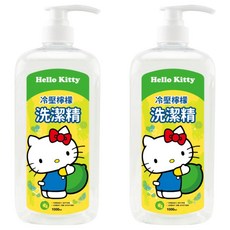 AKIRA 御衣坊 HELLO KITTY檸檬濃縮洗潔精, 1L, 2瓶