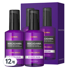 쿤달 울트라 세럼 헤어 에센스 화이트머스크향, 100ml, 12개