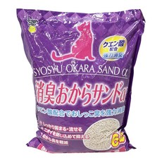 Super Cat 超級貓 阿爾法豆腐貓砂 6L (細顆粒), 日本暢銷品牌, 豆腐渣製造, 添加檸檬酸除臭, 1袋