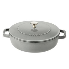 staub Blazer炒鍋湯鍋, 灰色, 24cm, 1個