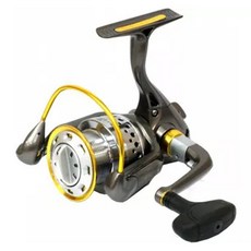 RYOBI 利優比 紡車式捲線器 ZAUBER 雙線杯 1000型, 黑色 + 黃色