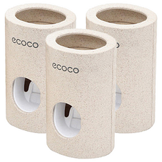 ecoco 意可可 自動牙膏分配器, 混色, 3個