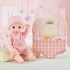 韓國 ONE&ONE 幼兒用背帶款我的妹妹COCO嬰兒娃娃, 1套, 混合顏色