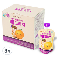 팜투베이비 유아용 내 아이를 위한 배도라지 주스 10p, 혼합맛(배/도라지), 3개, 1L