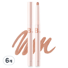 바닐라코 스머징 립 펜슬 0.8g, BE03 살몬 누드, 6개