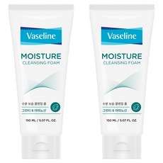 애경바세린 모이스처 클렌징 폼, 2개, 150ml
