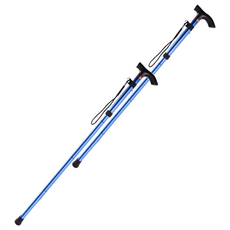 조인메이드 접이식 노인 어르신 지팡이, 블루, 2개