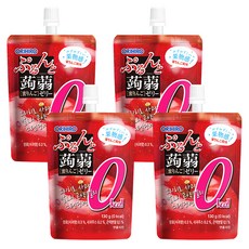 오리히로 곤약젤리 제로칼로리 사과맛, 130g, 4개