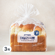 곰곰 데일리 식빵, 330g, 3개