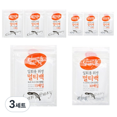 유하우스 위생 다시백 대형 60p + 중형 120p, 3세트