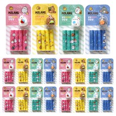 Molang公仔筆蓋 4種組, 混色, 5套