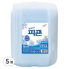 피죤 섬유유연제 블루비앙카, 18L, 5개