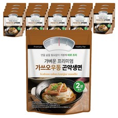대신물산 가벼운 프리미엄 3가지맛 가쓰오우동 곤약생면, 193g, 20개