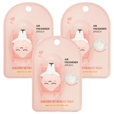 KAKAO FRIENDS 梯子Apeach汽車芳香劑, 花香蜜桃, 3個