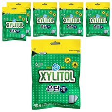 HAITAI 海太 木糖醇銀丹清口香糖, 90g, 6個