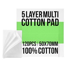 Amore Basic 純棉5層化妝棉, 120入, 1個