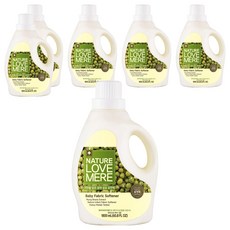 Nature Love Mere綠豆嬰兒衣物柔順劑, 1.8L, 6個