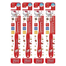 Skater 牙刷 0~3歲, Hello Kitty, 4支, 1入