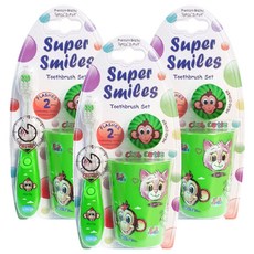 Vibright Green Monkey LED牙刷+漱口杯+支架套組, 3組