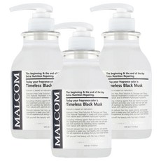말콤 타임리스 블랙머스크 트리트먼트, 520ml, 3개