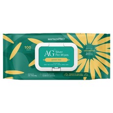 Nurture PRO 天然密碼 銀離子寵物濕紙巾 綠茶, 100張, 1包