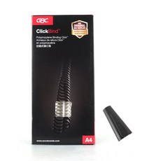 카피어랜드 GBC 클릭 바인드링 50개입, 12mm, 흰색, 1개