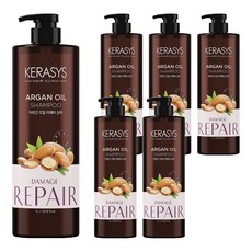 KERASYS 摩洛哥堅果油洗髮精 爽身粉香, 1L, 6個