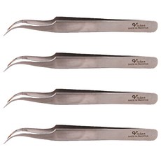 SHANZA 彎頭電子鑷子, 4個, 單一商品