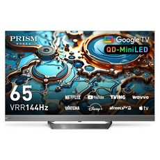 프리즘코리아 4K UHD QD Mini LED TV, CP65G3MG, 방문설치, 무타공 벽걸이형(추가비용발생), 165cm(65인치)