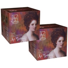 ArtGallery The Salon Color 染髮劑, 2個, 藝術酒紅棕