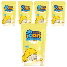 ICAN 孩童洗手慕斯補充包 檸檬香, 5包, 200ml