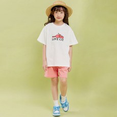 바브키즈 아동용 통기성 러브캣 상하의 세트