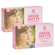 NATURE LOVE MERE 嬰幼兒衣物柔軟烘衣紙 櫻花香 40片, 80g, 2個