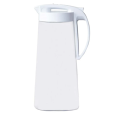 ASVEL 可立臥冷水壺, 2.1L, 可立臥放置, 旋轉壺蓋, 方便手握拿, 1個, 白色