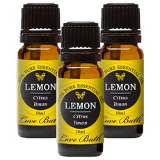 Love bath 香氛精油 檸檬, 10ml, 3個
