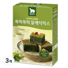 곰표 쑥떡쑥떡 찰케익믹스, 3개, 400g