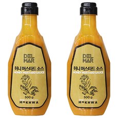 DELICIOUS MARKET 蜂蜜芥末醬, 500g, 2個