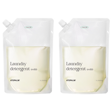 아토팜 세탁 유아 세제 리필, 2개, 1L