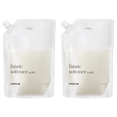 ATOPALM 愛多康 纖維柔軟精 鬱金香花香 補充包, 2個, 1L