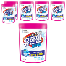 YUHAN 柳韓洋行 酵素去漬淨白多合一氧系漂白劑補充包 粉末型, 2.3kg, 6包